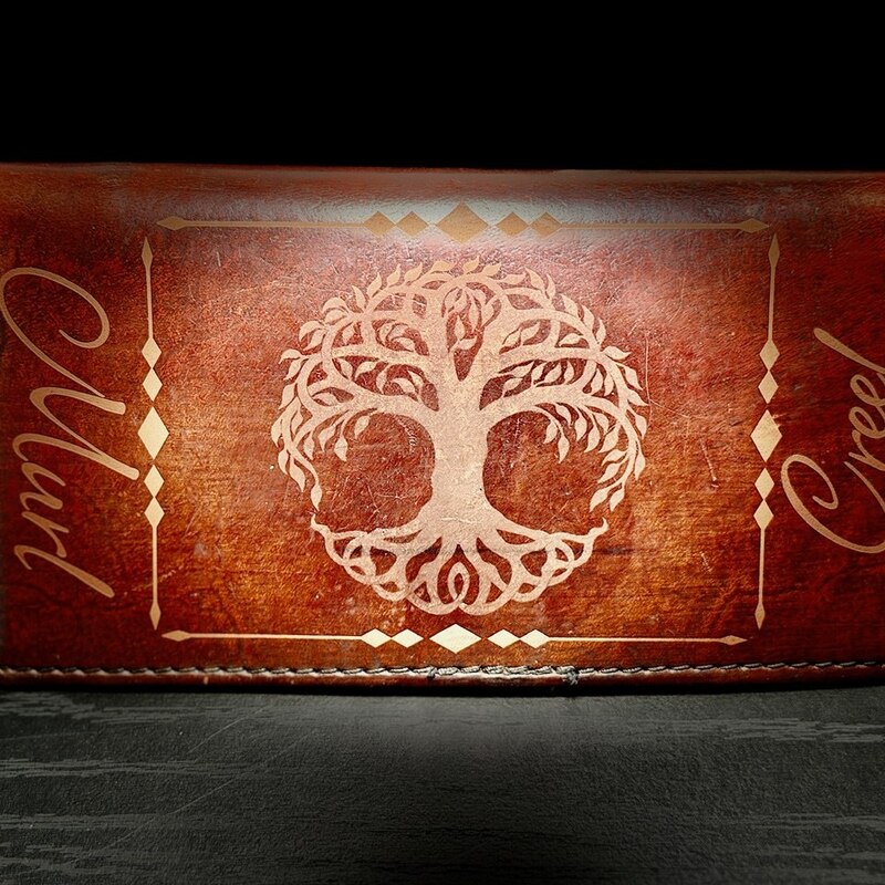 Real Leather Check Book